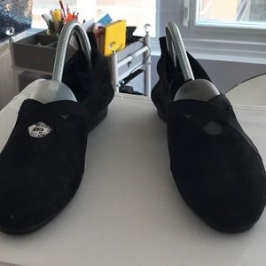 Navy blue  “ARCHE “ suede shoes worn a few times